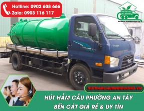 Địa chỉ liên hệ hút hầm cầu An Tây - Bến Cát uy tín và giá rẻ