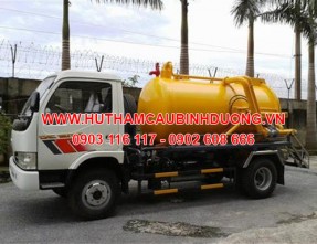 Dịch vụ hút hầm cầu giá rẻ tại kcn Nam Tân Uyên Bình Dương