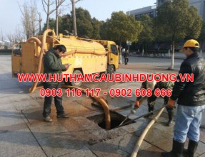 Dịch vụ thông cống nghẹt, nạo vét hố ga tại KCN Vsip 1,2 uy tín với giá tốt nhất
