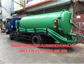 Chuyên hút hầm cầu, thông cống nghẹt nhanh chóng giá rẻ tại Bến Cát Bình Dương