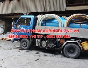 Dịch vụ hút hầm cầu giá rẻ uy tín, cam kết sạch sẽ tại Bến Cát Bình Dương