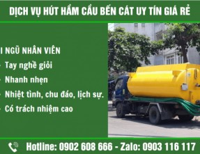 Nhận hút hầm cầu giá rẻ tại Bến Cát - Cam kết thi công nhanh gọn, chuyên nghiệp, uy tín