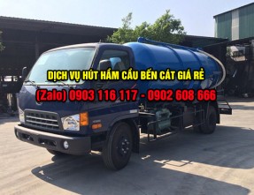 Dịch vụ hút hầm cầu Bến Cát ✅ GIÁ RẺ - CAM KẾT SẠCH SẼ 100%