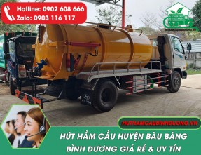 Hút Hầm Cầu KCN Bàu Bàng Uy Tín, Giá Cực Rẻ, Phục Vụ 24/24