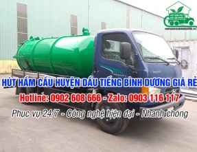 Hút Hầm Cầu Huyện Dầu Tiếng Giá Rẻ, Sạch 100%, Đúng Khối Lượng