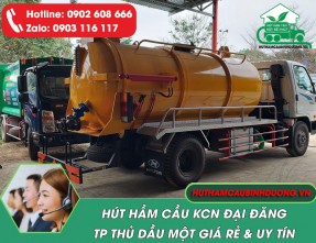 Dịch Vụ Hút Hầm Cầu KCN Đại Đăng ✓ Giá Rẻ - Uy Tín【Phục vụ 24/7】