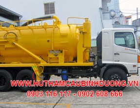 Đơn vị chuyên hút hầm cầu, nạo vét hố ga uy tín giá rẻ tại Lai Khê - Bến Cát