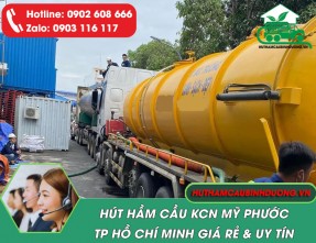 Hút Hầm Cầu KCN Mỹ Phước TPHCM – Nhanh 24/24, Giá Rẻ, Sạch Sẽ