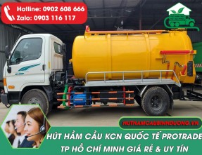 Hút Hầm Cầu KCN Quốc Tế Protrade 24/24 – Nhanh, Sạch, Uy Tín