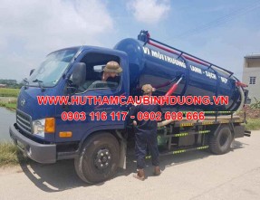 Nhận hút hầm cầu thông cống nghẹt sạch sẽ giá rẻ tại Bến Cát - Bình Dương