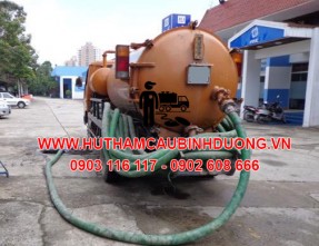Nhận hút hầm cầu uy tín giá rẻ tại KCN Việt Hương 2 - Bến Cát