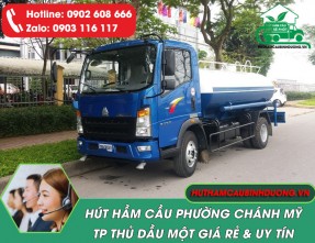 Hút Hầm Cầu Phường Chánh Mỹ, Thủ Dầu Một uy tín - chuyên nghiệp - giá rẻ