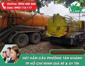 Hút Hầm Cầu Phường Tân Khánh TPHCM – Dịch Vụ Nhanh, Sạch, Giá Tốt