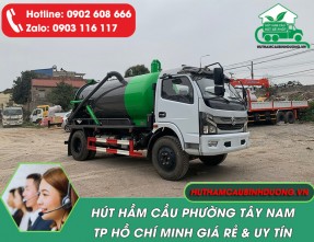 Hút Hầm Cầu Phường Tây Nam – Nhanh, Sạch, Giá Tốt, Uy Tín