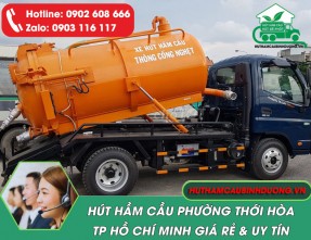 Hút hầm cầu phường Thới Hòa TPHCM – Nhanh chóng, sạch sẽ, giá rẻ