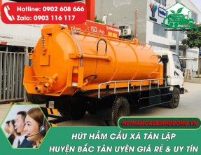 Hút Hầm Cầu Tân Lập, Bắc Tân Uyên Uy Tín, Giá Cực Rẻ, 24/24