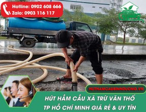 Hút Hầm Cầu Tại Xã Trừ Văn Thố TPHCM Giá Rẻ – Sạch 100% – Không Đục Phá