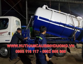 Hút hầm cầu giá rẻ nhanh chóng tại Bắc Tân Uyên Bình Dương