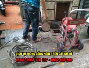 Địa chỉ thông cống nghẹt Bến Cát Bình Dương giá rẻ uy tín