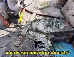 Dịch vụ thông cống nghẹt giá rẻ uy tín với máy móc hiện đại tại Mỹ Phước - Bến Cát