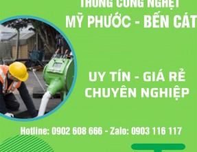 Dịch vụ thông cống nghẹt Mỹ Phước uy tín, nhanh chóng với giá tốt nhất